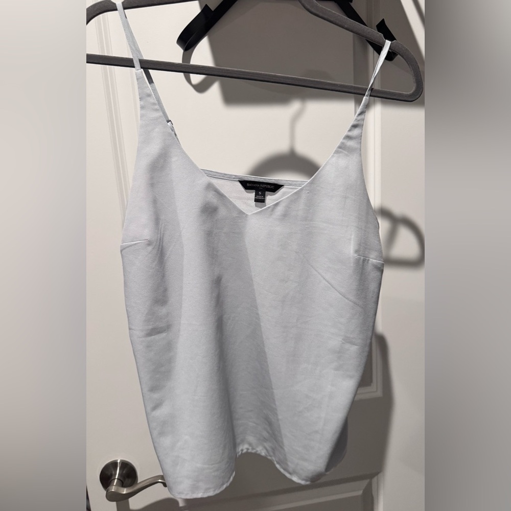 Banana Republic Women's Light Blue Gray Camisole